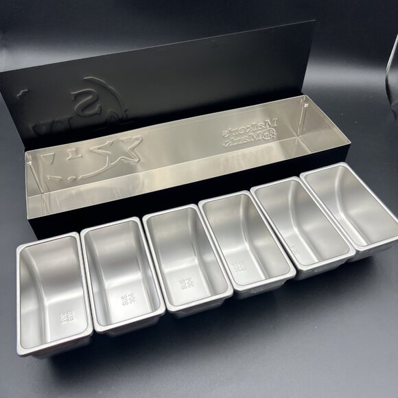 Makers Mark Bar Garnish Caddy Kentucky Bourbon Man Cave Black Metal Stainless - Picture 11 of 16